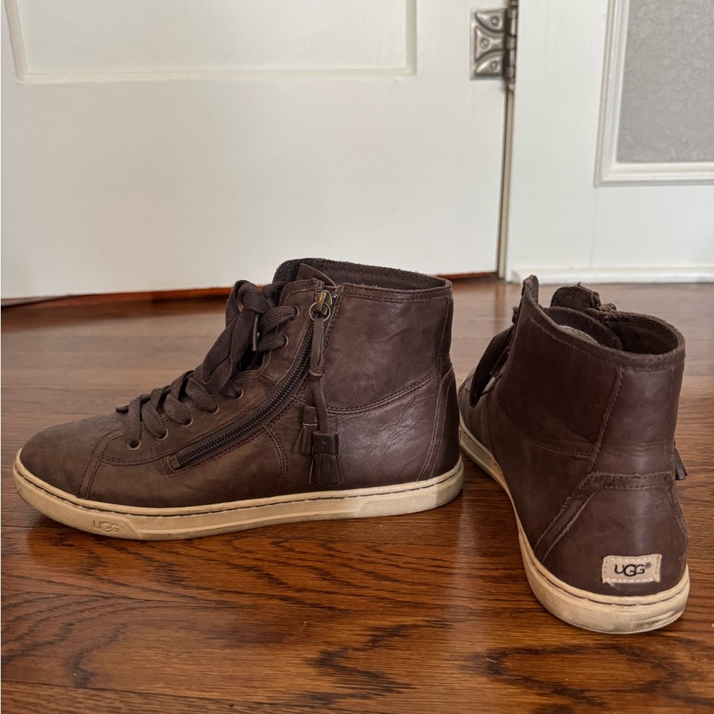 UGG Leather Sneakers